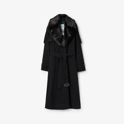 Long Kennington Trench Coat in Black - Women | Burberry® Official