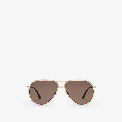 Pilot Sunglasses in Dark brown - Men | Burberry® Official
