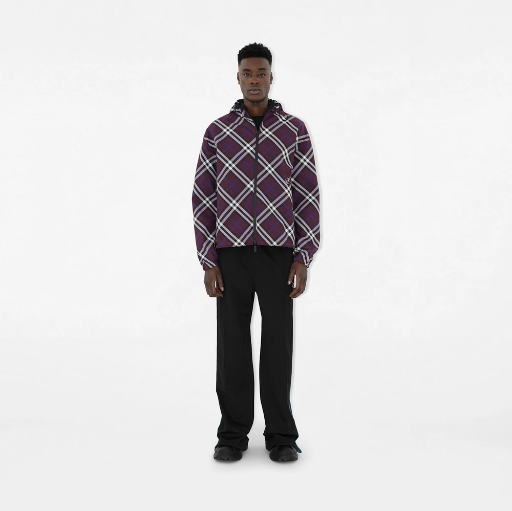 Reversible Check Jacket in Pansy - Men | Burberry® Official