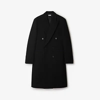 Wool Tailored Coat in Black - Men | Burberry® Official