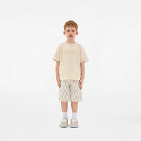Logo Cotton T-shirt in Calico | Burberry® Official