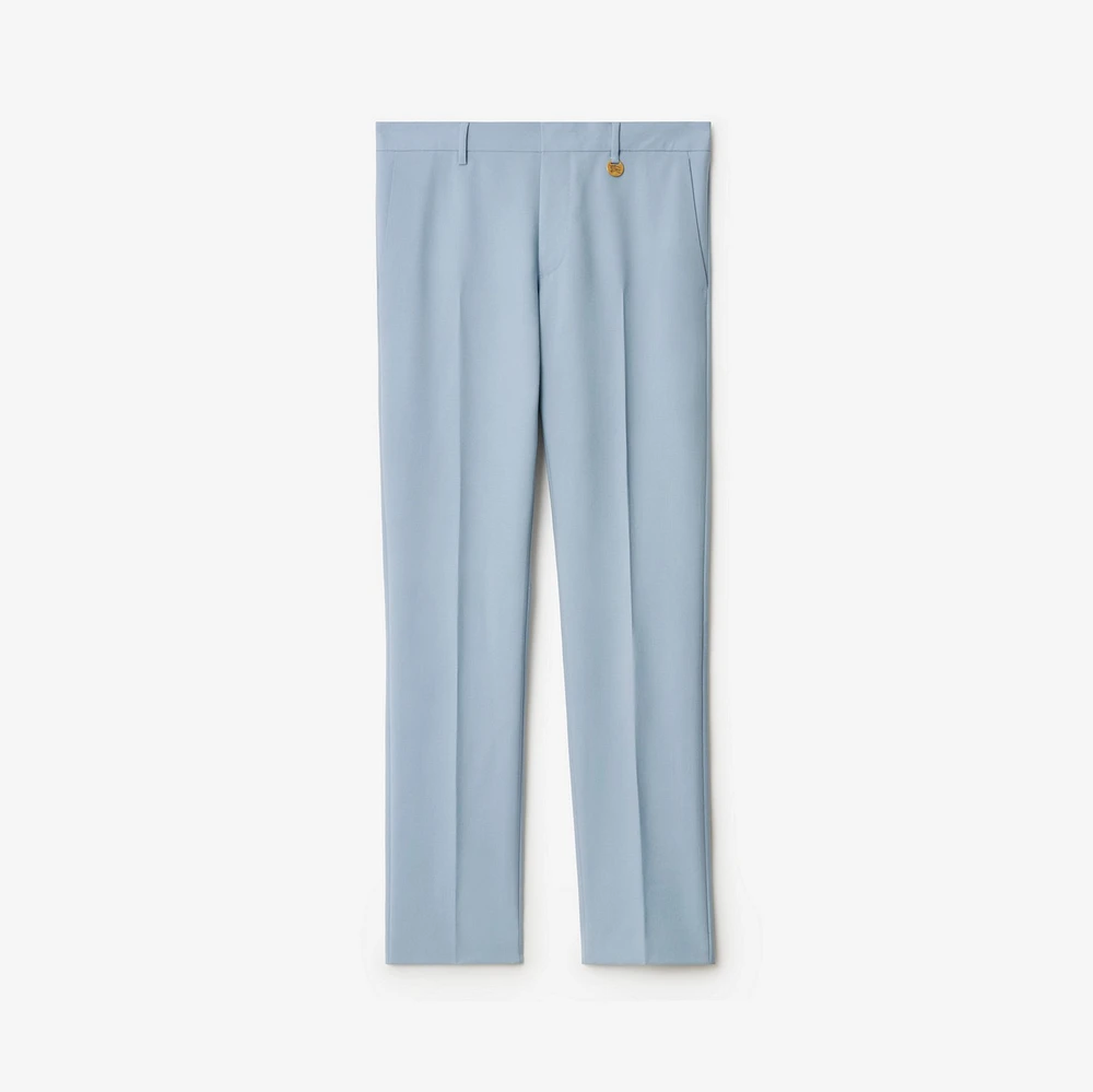 Wool Tailored Trousers in Gale - Men | Burberry® Official