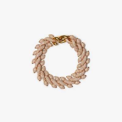 Spear Pavé Chain Bracelet​ in Gold/pink - Women | Burberry® Official