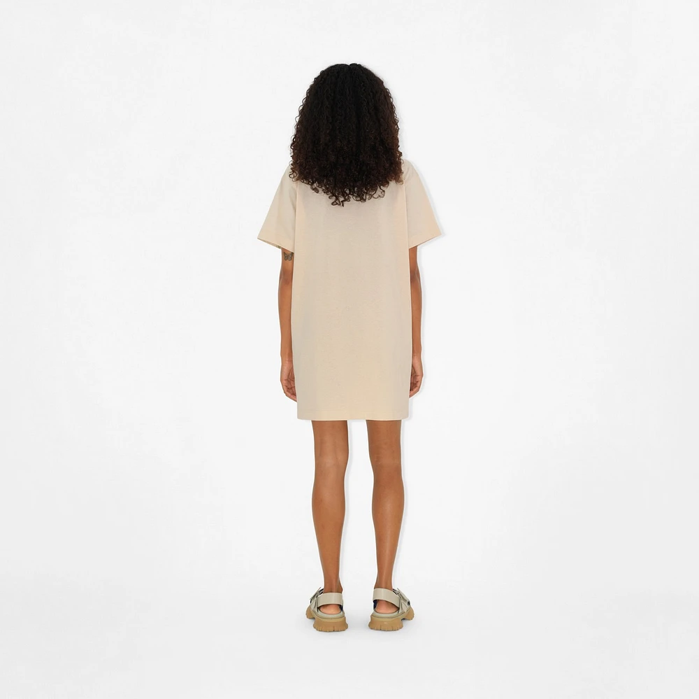 EKD Cotton T-shirt Dress in Soap - Women | Burberry® Official