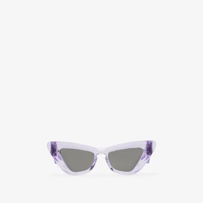 Rose Sunglasses in Violet - Women | Burberry® Official