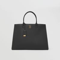 Grainy Leather Frances Bag in Black