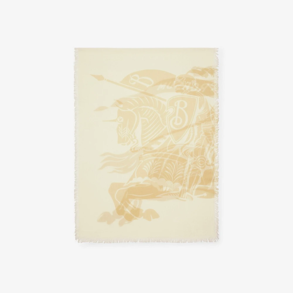 EKD Wool Scarf in Cotton | Burberry® Official