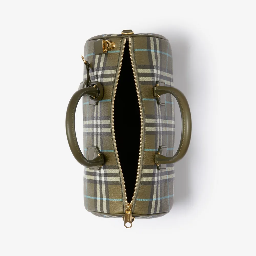 Burberry Check Medium Bowling Bag