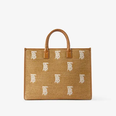 Small Freya Tote in Natural/tan - Women | Burberry® Official