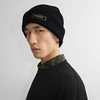 Logo Wool Beanie in Black - Men | Burberry® Official