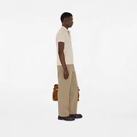 Cotton Polo Shirt in Clam - Men | Burberry® Official