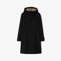 Nylon Cotton Parka in Black - Women | Burberry® Official