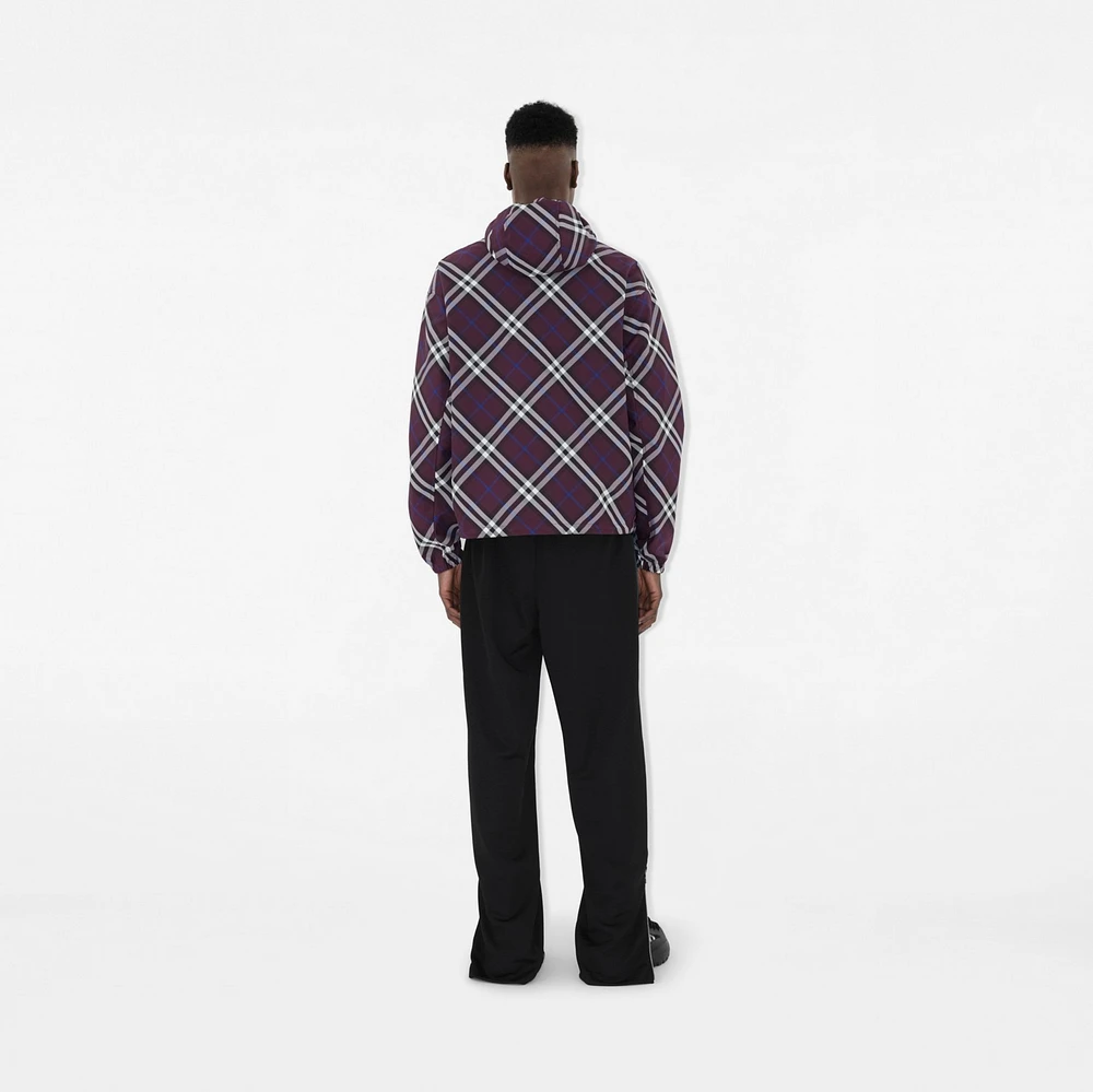 Reversible Check Jacket in Pansy - Men | Burberry® Official