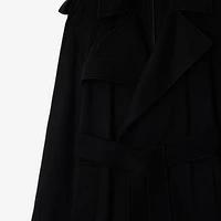 Cashmere Wrap Coat in Black - Women | Burberry® Official