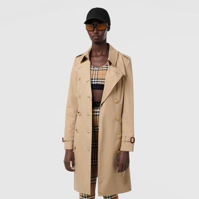 The Mid-length Chelsea Heritage Trench Coat Honey | Burberry® Official