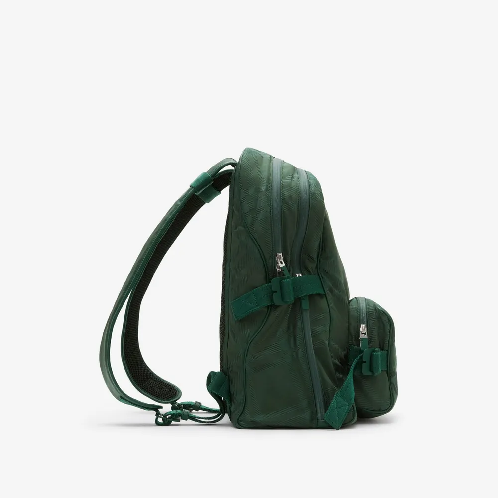Check Jacquard Backpack in Vine - Men | Burberry® Official