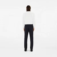 Wool Tailored Trousers in Dark navy - Men | Burberry® Official