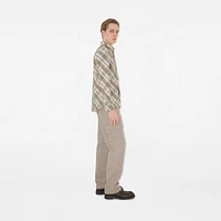 Regular Fit Check Cotton Shirt - Men | Burberry® Official