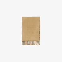 Reversible Check Cashmere Scarf in Archive beige | Burberry® Official