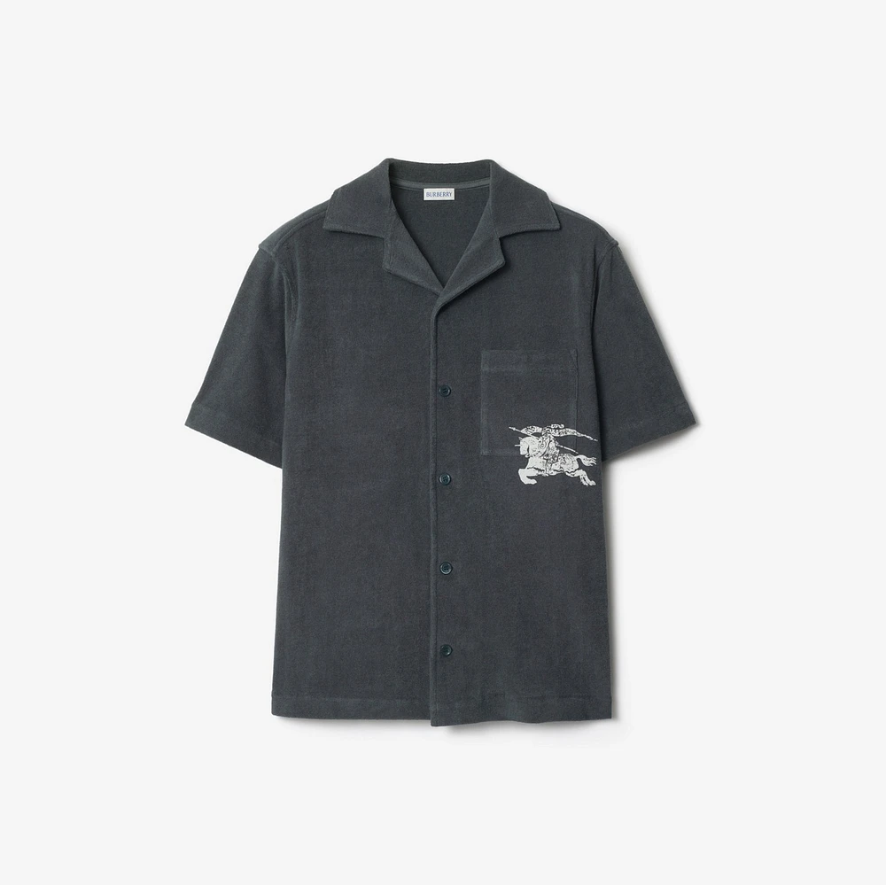 EKD Cotton Shirt in Magnet - Men | Burberry® Official