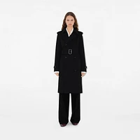 Cashmere Trench Coat in Black - Women | Burberry® Official