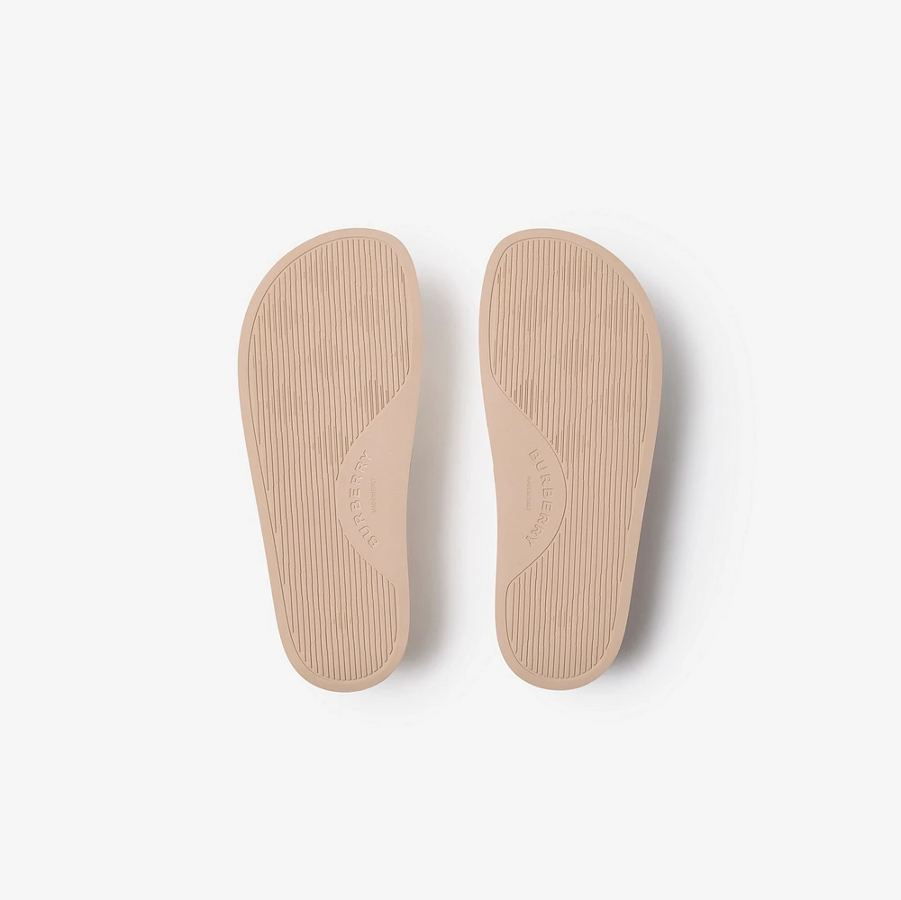 Check Slides in Teacup - Women, Technical | Burberry® Official