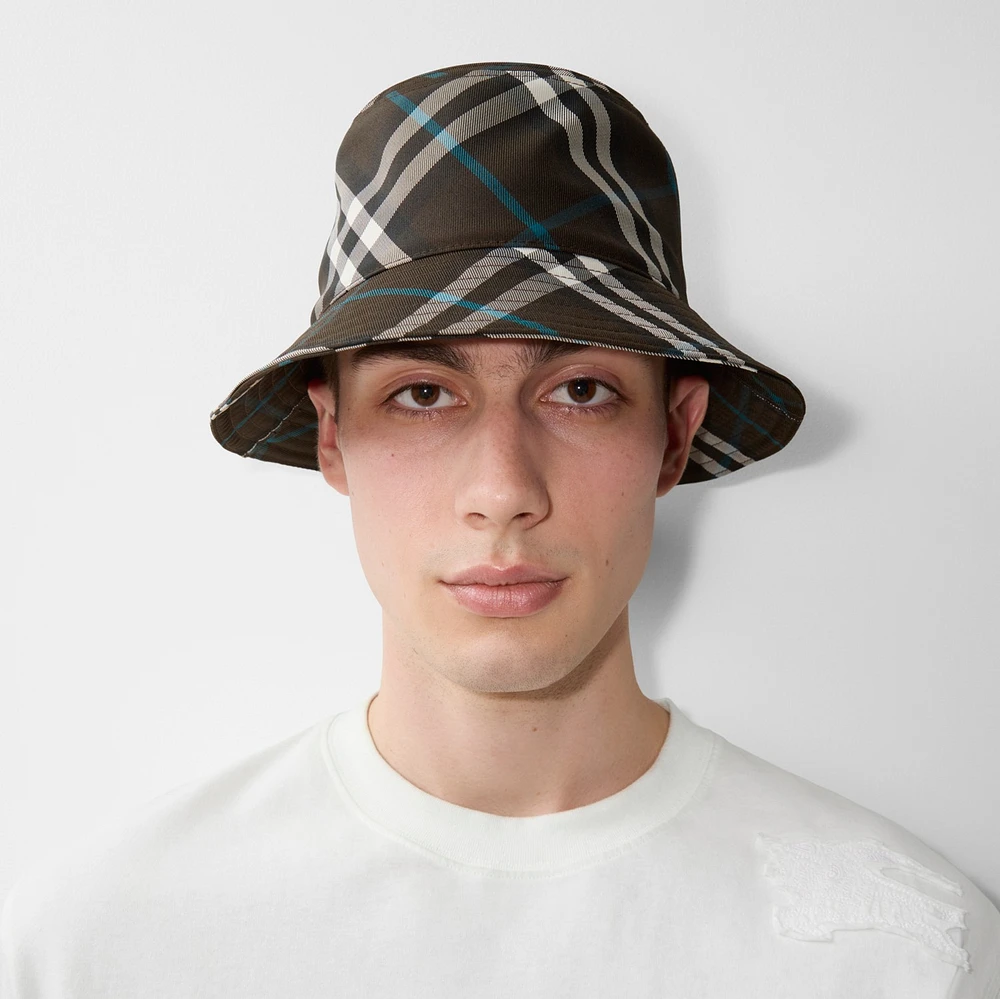 Check EKD Bucket Hat in Snug - Men | Burberry® Official