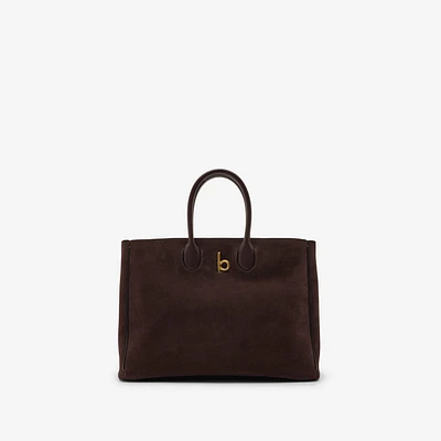 Medium Rocking Horse Tote​ in Dark brown - Women | Burberry® Official