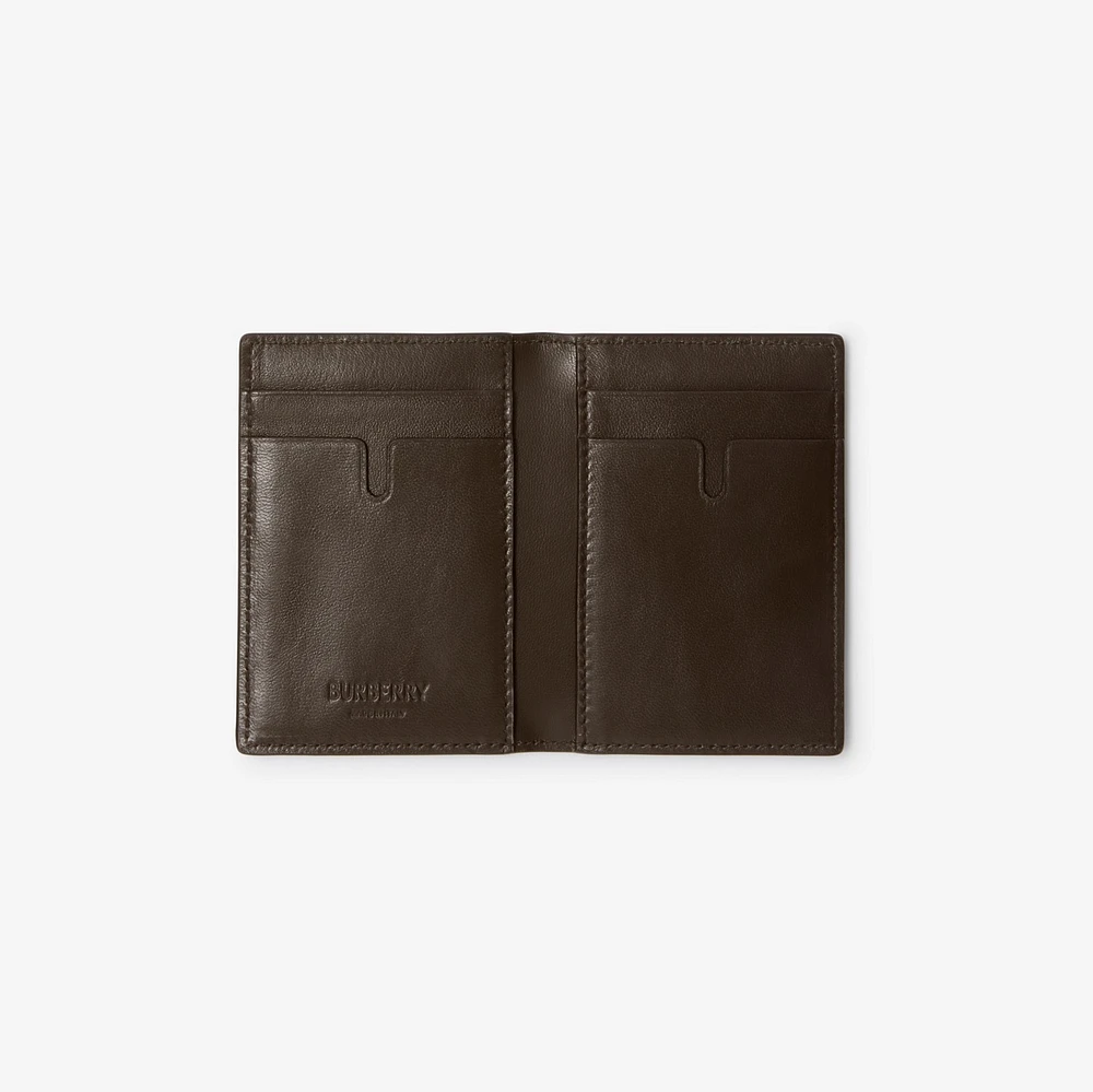 Check Folding Card Case in Snug - Men, Cotton, Nylon | Burberry® Official