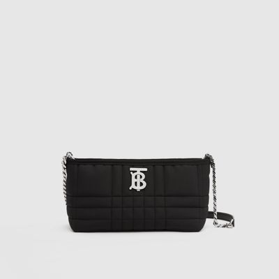 Quilted Fabric Small Soft Lola Bag in Black - Women | Burberry® Official