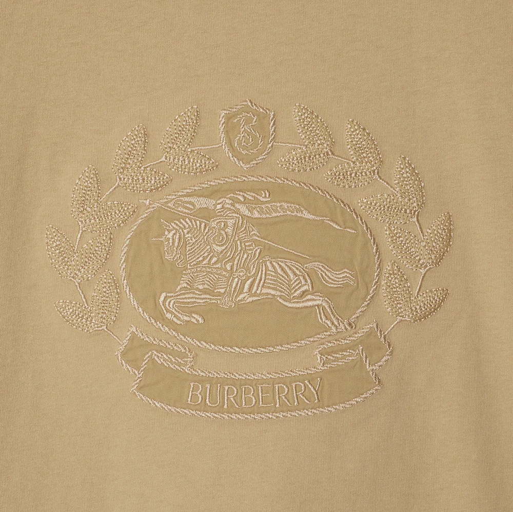 EKD Cotton T-shirt in Flax - Women | Burberry® Official