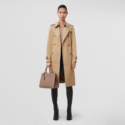 The Long Chelsea Heritage Trench Coat Honey - Women | Burberry® Official