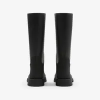 Rubber Marsh High Boots in Black - Women | Burberry® Official
