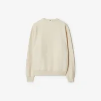 Cotton Sweatshirt in Soap - Men | Burberry® Official