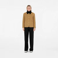 Quilted Barn Jacket in Camel - Women | Burberry® Official