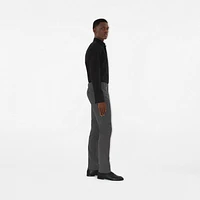 Wool Tailored Trousers in Rock grey - Men | Burberry® Official