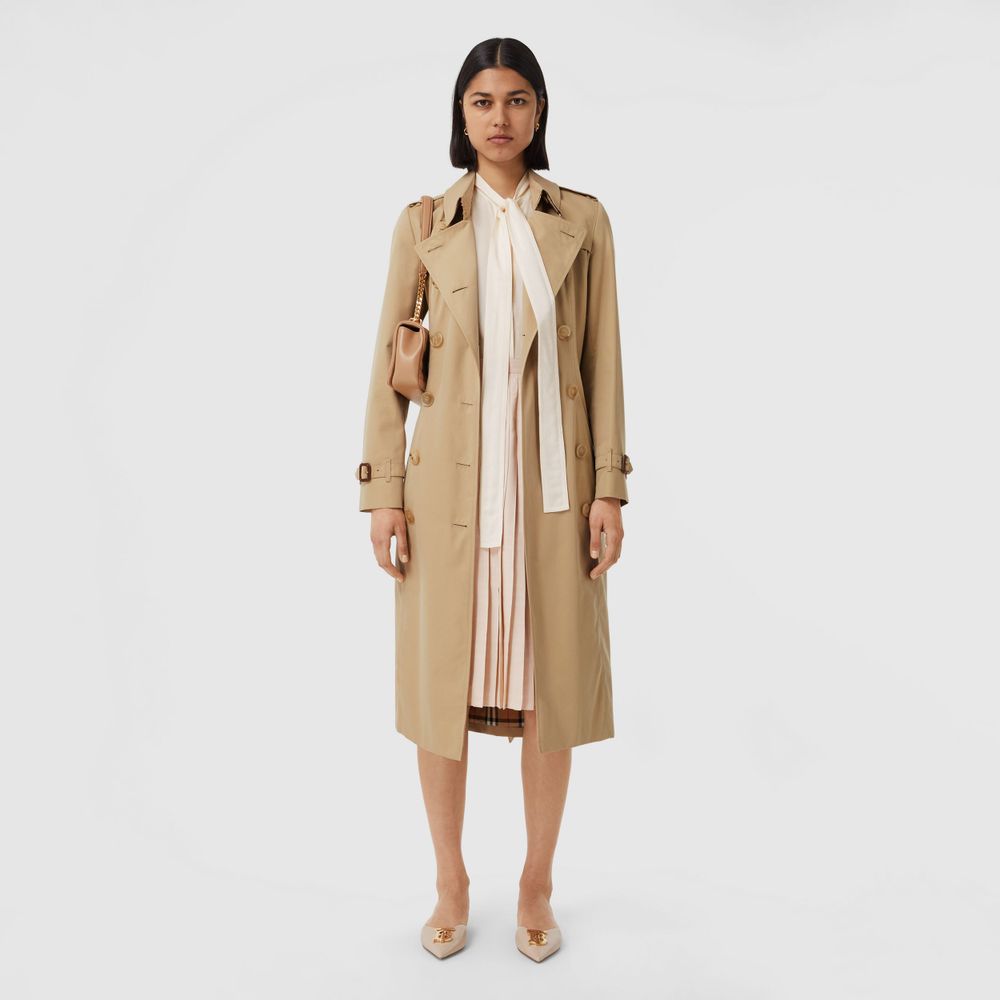 The Long Chelsea Heritage Trench Coat Honey | Burberry® Official