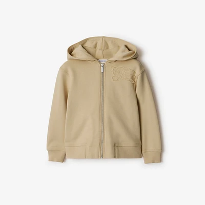 EKD Cotton Zip Hoodie in Pampas | Burberry® Official