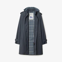 Mid-length Cotton Trench Coat in Magnet - Men | Burberry® Official
