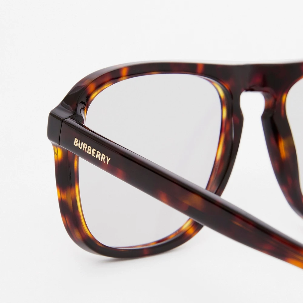 Navigator Optical Frames in Tortoiseshell - Men | Burberry® Official