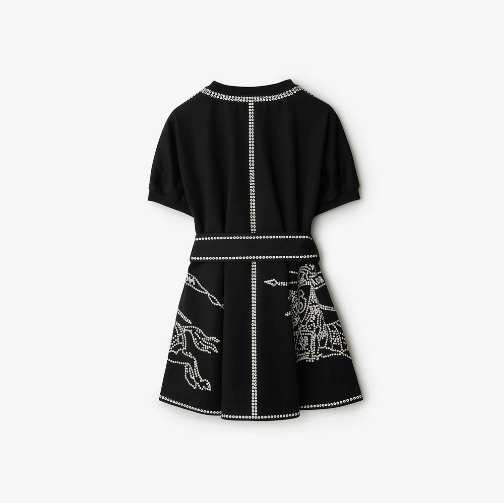 EKD Cotton Dress in Black | Burberry® Official