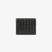 Quilted Leather Small Lola Folding Wallet in Black/palladium - Women | Burberry® Official