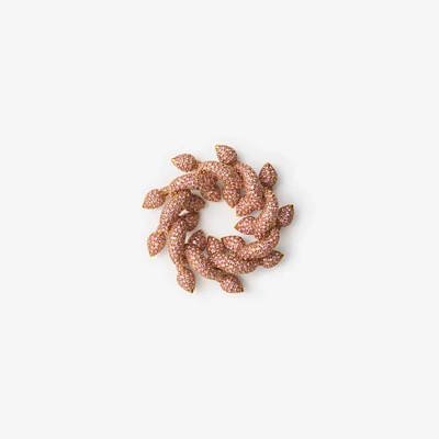 Spear Pavé Chain Ring in Gold/pink - Women | Burberry® Official