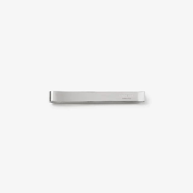 GUCCI Interlocking G Stainless Steel Tie Bar