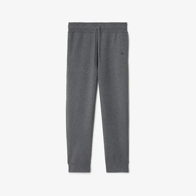 Cashmere Blend Jogging Pants in Grey - Men | Burberry® Official