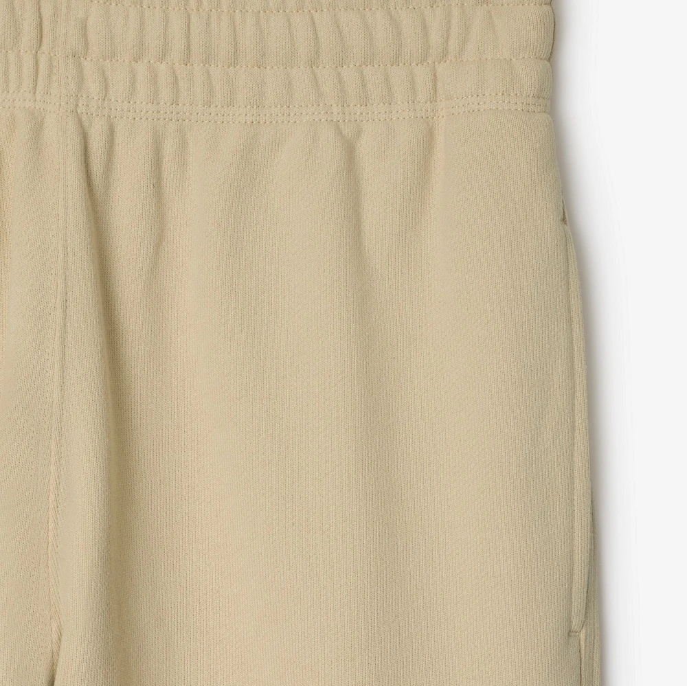 Check Label Cotton Jogging Pants in Nutmeg - Women | Burberry® Official