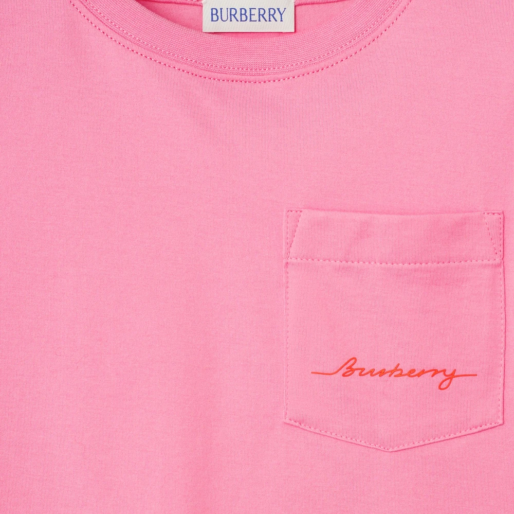 Cotton T-shirt in Blossom | Burberry® Official