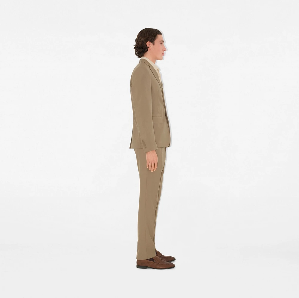 Wool Tailored Jacket in Puddle - Men | Burberry® Official