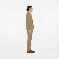 Wool Tailored Jacket in Puddle - Men | Burberry® Official
