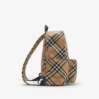 Check Backpack in Sand - Men, Nylon | Burberry® Official